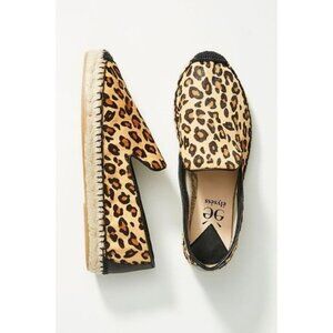 Elysess Leopard Print Espadrille Flats